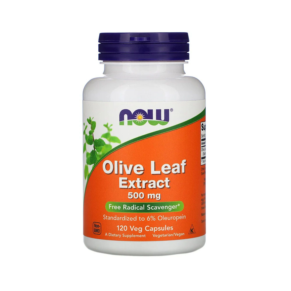 나우 <b>푸드</b> 올리브 <b>잎 추출물</b> 500mg 120베지캡슐 Olive Leaf