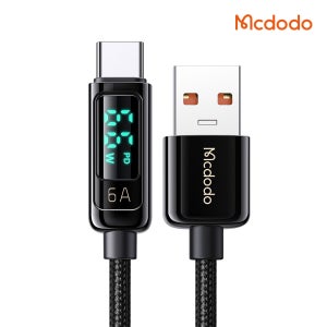 [맥도도] 디스플레이 USB-A to C타입 6A 고속충전 케이블 CA869