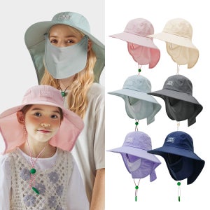 빅토리아앤프렌즈 페이스 플랩캡 자외선차단 키즈 유아 초등 여성 남성 물놀이 캠핑 챙모자