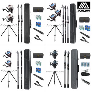 아오맥스 무브먼트DX 듀오330 바다 방파제 원투 낚시대 세트