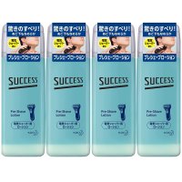 Kao Success Pre Shave Lotion 일본 카오 석세스 전기면도기용 프리 쉐이브 면도 전에 바르는 로션 100ml 4팩