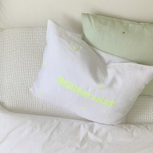 (SALE) 프랑브아즈 알로 린넨 쿠션커버 보네누이 옐로우(40x30)