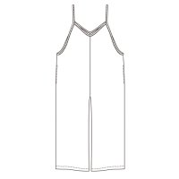 인패브릭 여성복 패턴 82-756 P1096 - Jumpsuit (여성 점프수트)