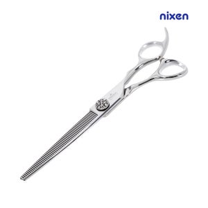 닉센 7인치 숱가위 NX-MT70 전문가용 미용 강아지 고양이 틴닝 가위