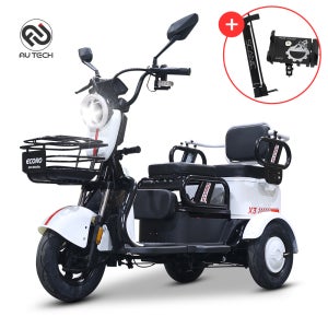 AU테크 에코로 X3 어르신 노인 삼륜/세발 전동 스쿠터 전동차 48V 20Ah