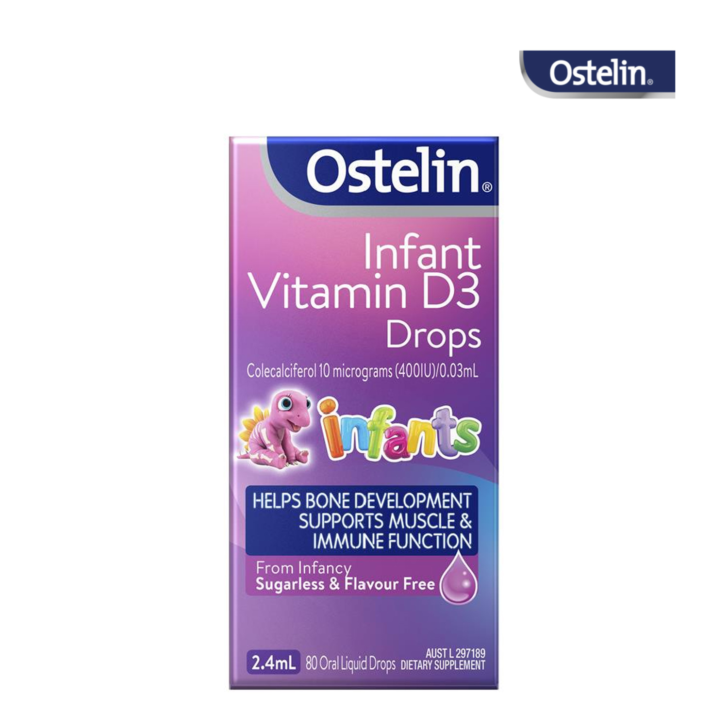 오스텔린 <b>비타민 D3</b> 베이비용 키즈용 <b>400IU</b> <b>리퀴드</b> <b>드랍</b> 호주직구공구
