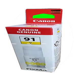 캐논 PIXMA G2923 G2920 프린터 무한 잉크젯 정품 노랑 잉크 GI-91Y