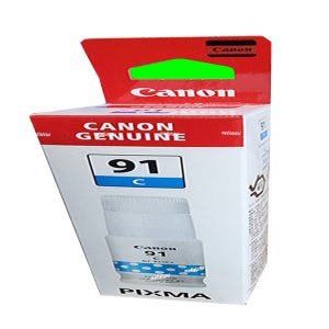 캐논 PIXMA G2923 G2920 프린터 무한 잉크젯 정품 청색 잉크 GI-91C