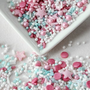 데코야 믹스 스프링클 막대/구슬/조각 1kg (화려한/베이킹/토핑/재료)