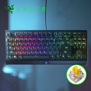 [국내정발] 레이저 블랙위도우 V3 TKL 리니어 옐로우축