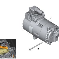 BMW I3전기차 에어컨 콤프레셔 에어콘 콤프레서 64529496107 말레 OEM