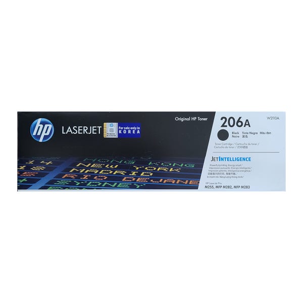HP 206A 정품토너 W2110A M255nw M283fdw M255dw M282nw