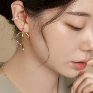 이어커프귀걸이 링귀찌 드롭귀찌 데일리 귀안뚫는귀걸이