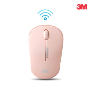 3M 한국쓰리엠 M350 핑크 무소음 무선마우스