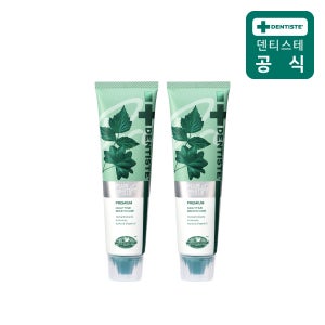덴티스테 플러스화이트 프로 치약 불소 입냄새제거 100g, 2개
