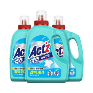 액체세제 액츠퍼펙트 실내건조 3L X 3개 (일반/드럼)