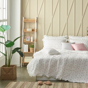 플라워 쿨시어서커 여름누빔이불베개세트S/Q