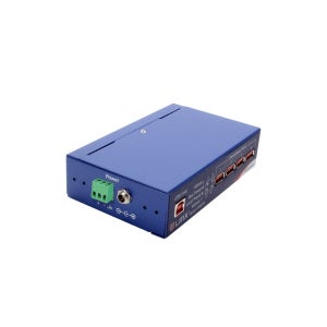 어드밴텍 BB-UHR204 4포트 산업용 USB2.0 허브 노이즈 차단 강화, 패널&딘레일 마운트