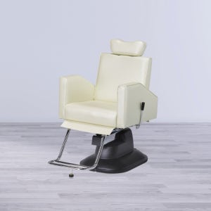토탈헤어 미용의자 BPC-메이크업의자 무광 화이트 전동 베이스 두피 미용실의자