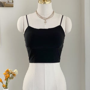 1+1 심리스 이너 브라렛 크롭 캡나시 브라탑 3color