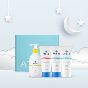 [일반배송] 아토앤오투 옥시젠 세라오 4종 선물세트(크림+로션+수딩젤+바스앤샴푸)