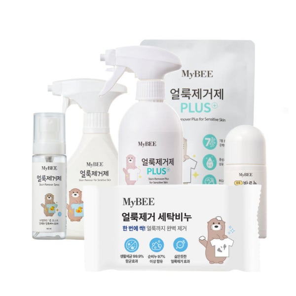 300만개 돌파 마이비 얼룩제거제 플러스 아기옷 흰옷누런때 흰옷얼룩제거 와이셔츠목때 볼펜자국 김치국물 커피얼룩지우는법