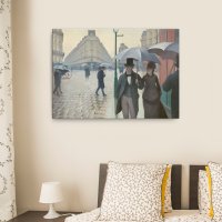 Paris Street Rainy Day, 귀스타브 카유보트 캔버스 액자 명화 작가 그림 포스터 인테리어 선물 대형 벽걸이 A규격