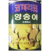 업소 양송이캔 슬라이스 명진 2.8kg 통조림 요리 식당