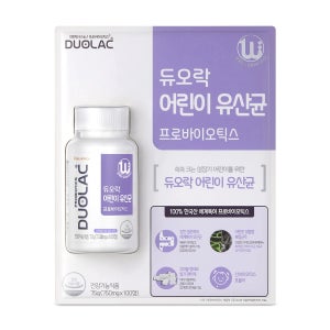 쎌바이오텍 듀오락 키즈 유산균 750MG X 100정