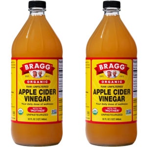 유기농 사과효모식초 초모식초 브래그 애플사이다비니거 다이어트 천연발효 946mlx2개