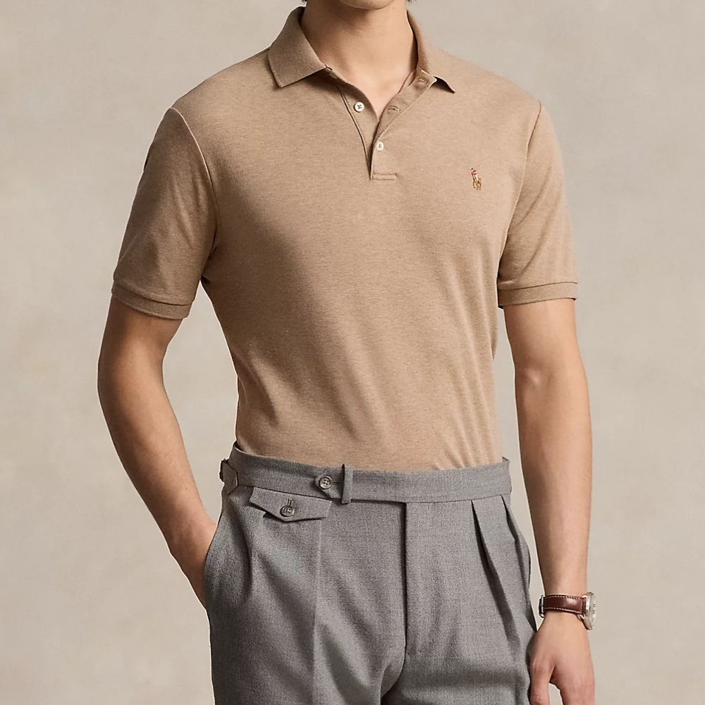폴로 랄프로렌 남성 소프트 코튼 반팔 카라 티 부드러운 소재 고급 컬러 여름 (11컬러)