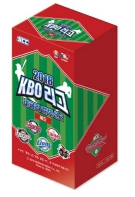 2018 KBO 프로야구 리그 SCC 베이스볼 카드 팩 /레귤러 컬렉션 2 레드