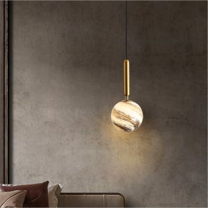 달 무드등 원형 샹들리제 천장 침대 거실 수입식탁등 간접조명