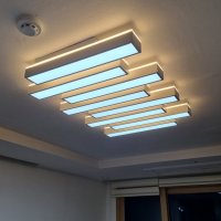 포르테 국산 LED 거실등 200W 베로니 사각 거실조명