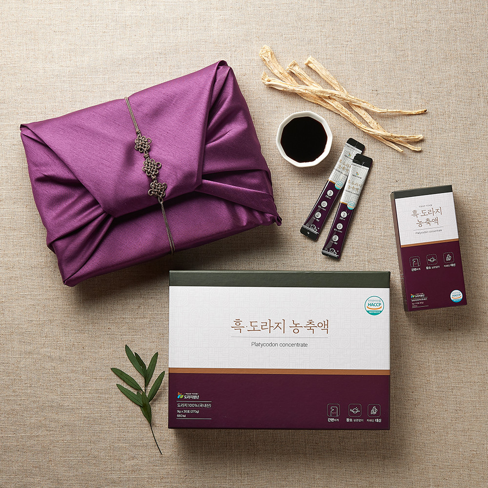 무주 약 <b>도라지청</b> 100% 흑 <b>도라지농축액</b> 스틱 270g