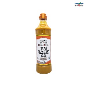 청우 더진한 겨자머스타드소스 1kg, 1개