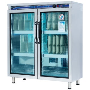 자외선 살균소독기 살균+건조기능 DHS-1400식판용 식판90개