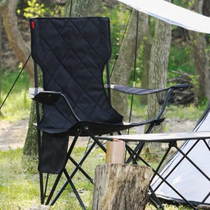 빈슨메시프 와이드 쿠션 체어 캠핑 의자 경량 휴대용 야외 간이 폴딩 백패킹 낚시 의자