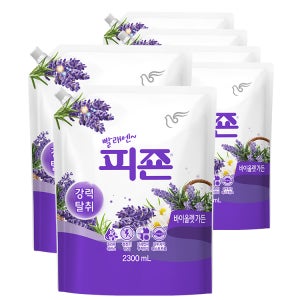 피죤 강력탈취 섬유유연제 바이올렛가든 2300ml X 6개