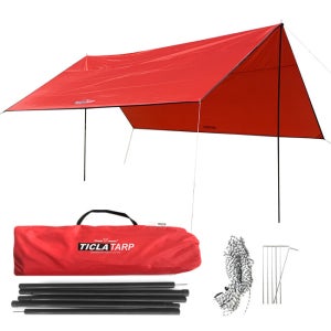 빈슨메시프 티클라 렉타 타프 풀구성 차박 캠핑 타프스크린 그늘막 450x450cm