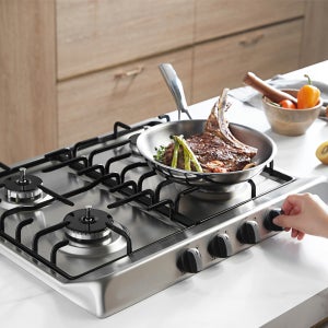 빌트인 4구 가스렌지 쿡탑 레인지 전기코드식 560x480 PGRB9004NA