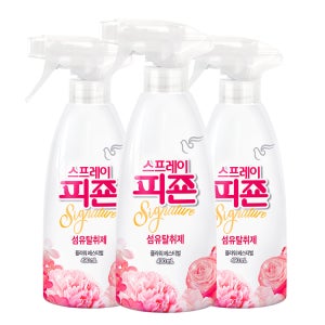 스프레이 피죤 섬유탈취제 강력탈취 시그니처 플라워페스티벌 490ml X 3개