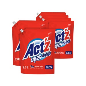 액체세제 액츠 파워젤 2.0L X 6개 일반