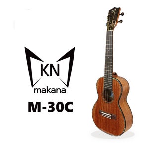 마카나 유광 탑솔리드 콘서트 우쿨렐레 M-30CM 마호가니 국산