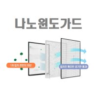 창문형 베란다형 환기 장치 나노 윈도 가드 방충망 방진망 환기창 실내 환기 먼지 차단