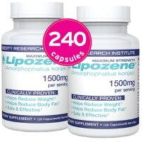 미국 리포젠 글루코만난 곤약 추출물 Lipozene 120 캡슐 2팩