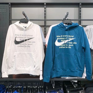 [M L 사이즈] 나이키 남성 후드티 NSW 더블 스우시 디스크립션 프렌치테리 플리스 후디