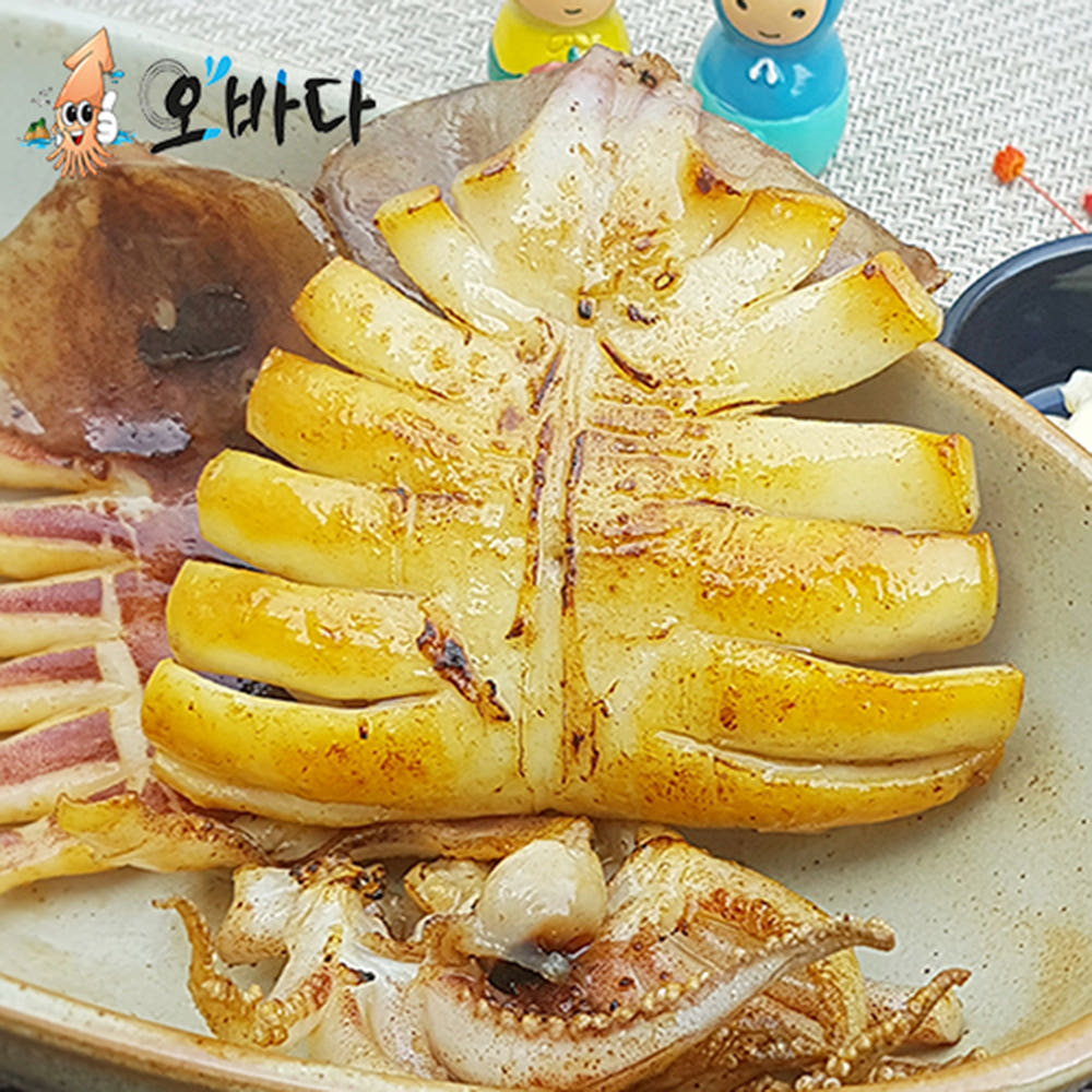 오바다 반건조오징어 마른오징어 10미 큰사이즈 대용량 업소용