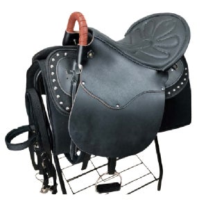 말 안장 풀 세트 소가죽 승마용품 패키지