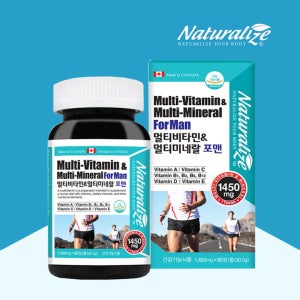 멀티비타민 앤 미네랄 포맨 3개월분 남자 남성 피로회복제 멀티 종합 비타민 영양제